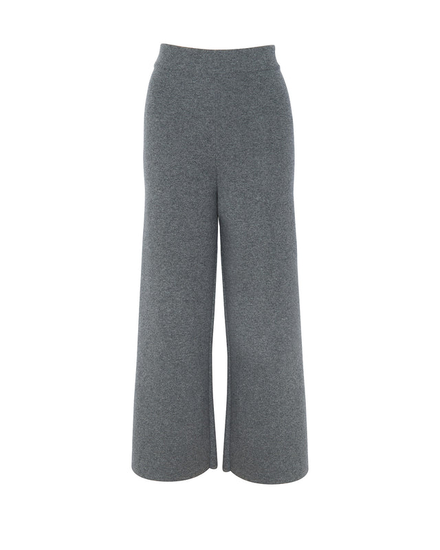 Trousers Pie flannel gray - Image principale