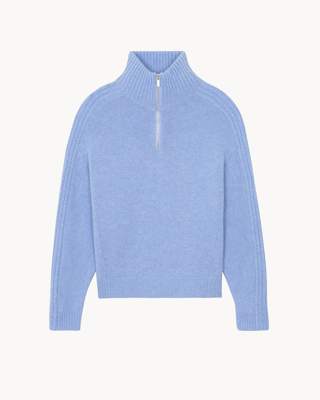 Pull Aud bleu jeans - Image principale