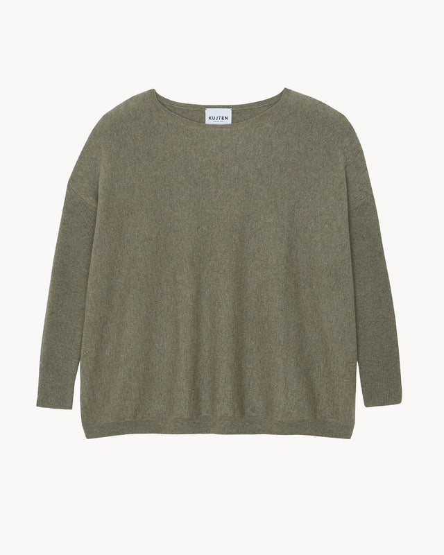 Sweater Jessy marl khaki - Image principale
