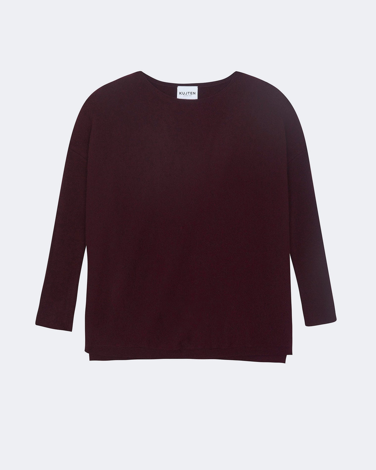 Pull en cachemire rouge pour femme - Kujten packshot