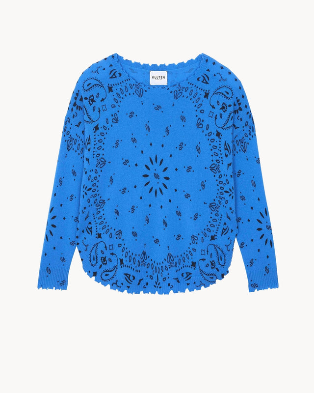Sweater Mela Bandana kabalo blue - Image principale