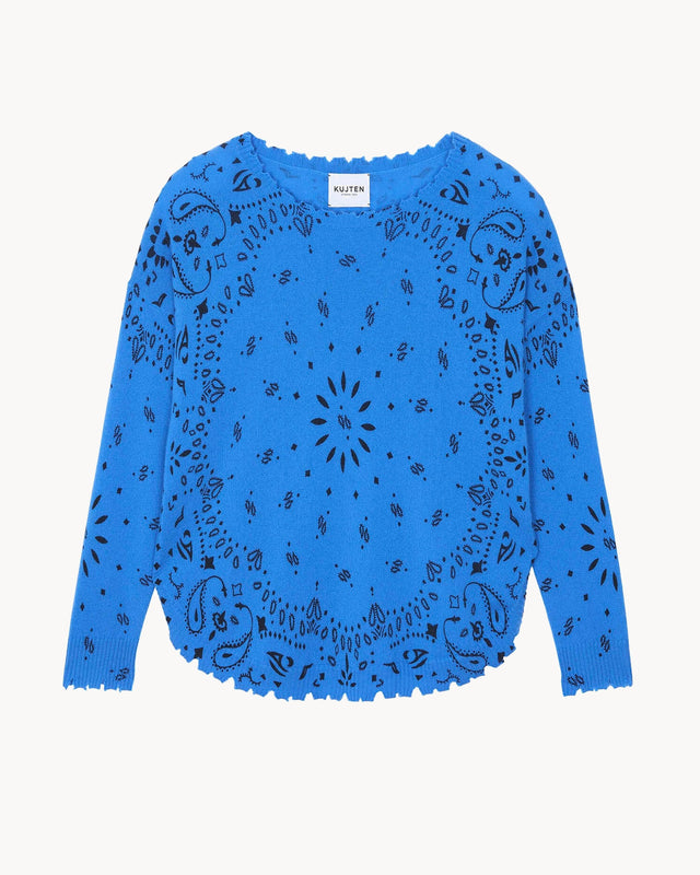 Pull Mela Bandana bleu kabalos - Image principale