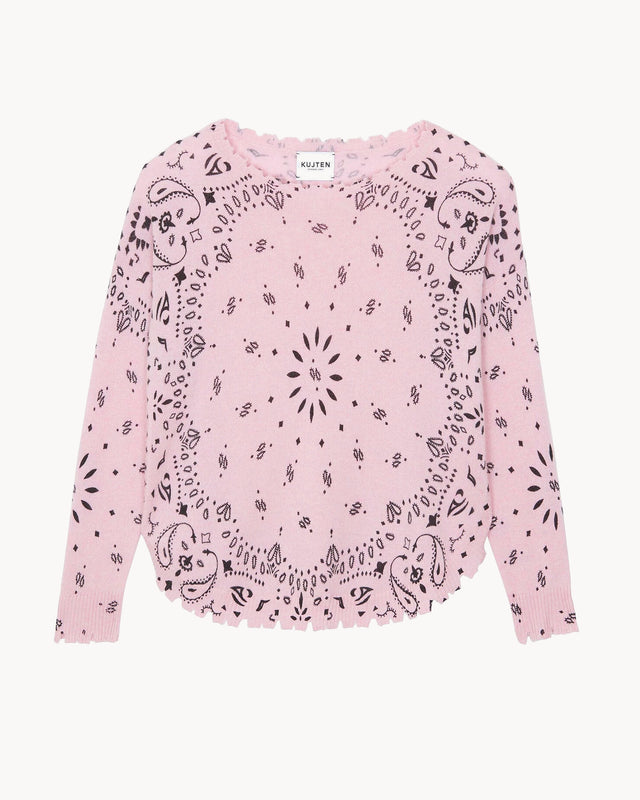 Pull Mela Bandana rose candy - Image principale