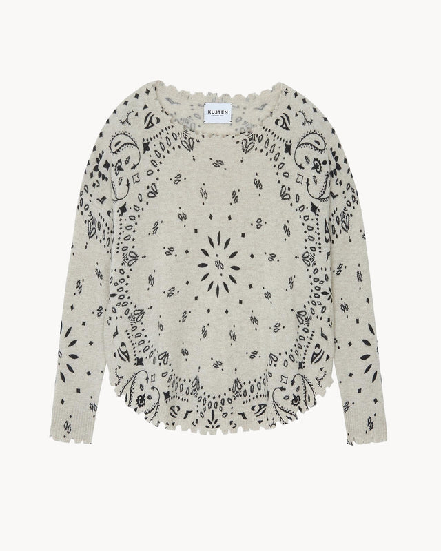 Pull Mela Bandana avoine - Image principale