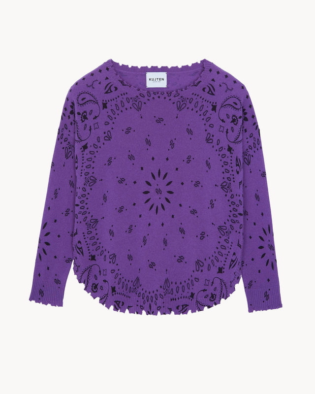 Pull Mela Bandana violet - Image principale