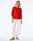 Sweater Mela Bandana blood orange