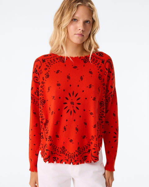 Sweater Mela Bandana blood orange - Image 2