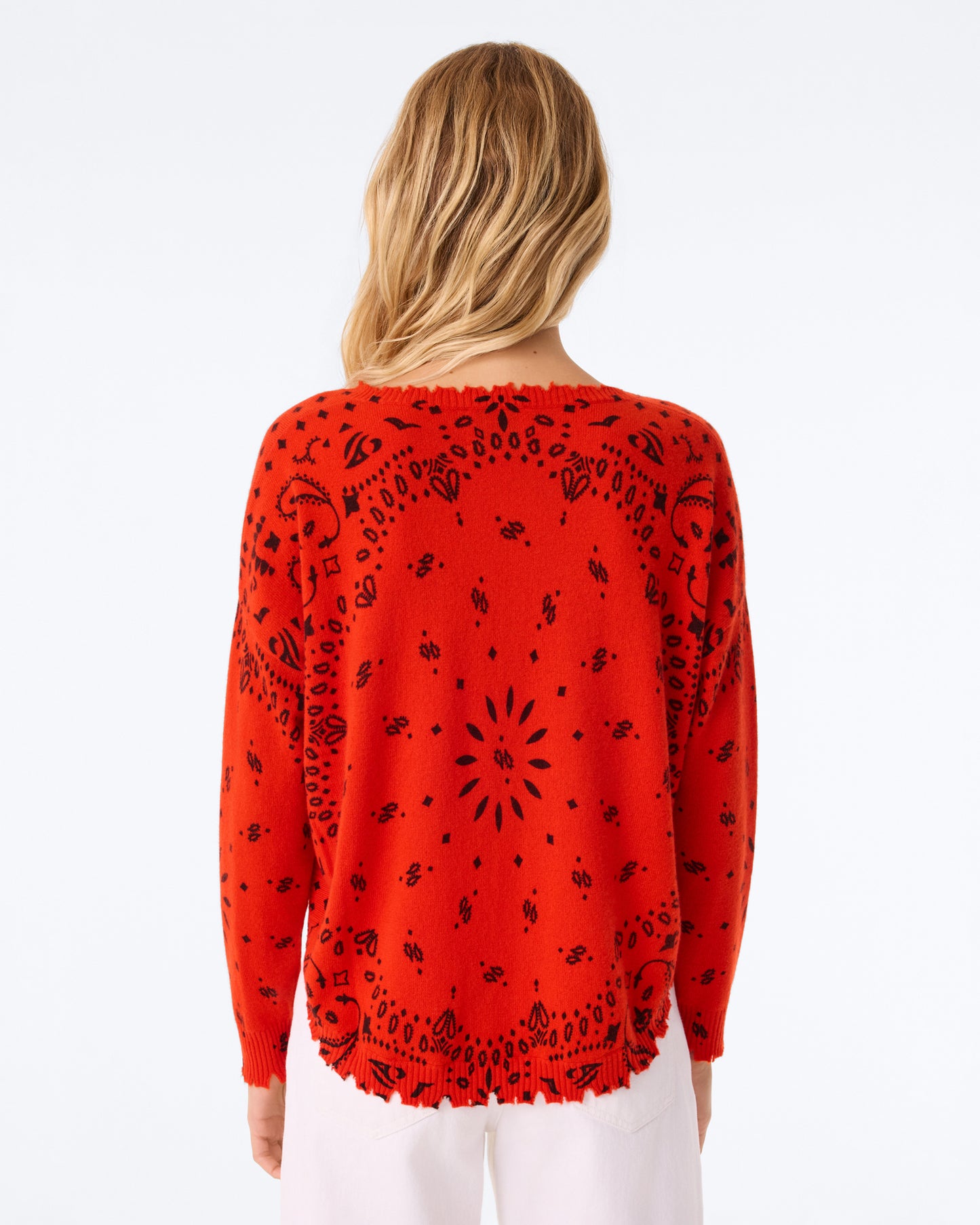 Sweater Mela Bandana blood orange
