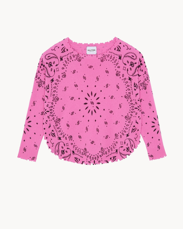Sweater Mela Bandana lotus pink - Image principale