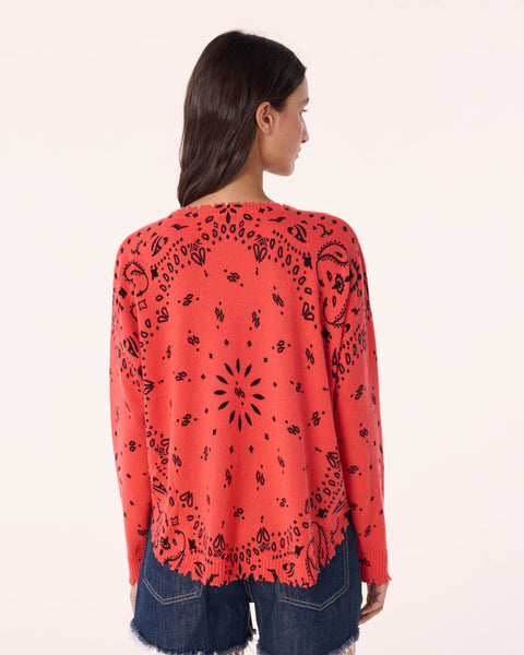 Sweater Mela Bandana pop coral - Image principale