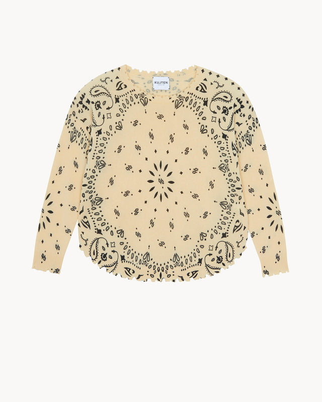 Sweater Mela Bandana anise - Image principale