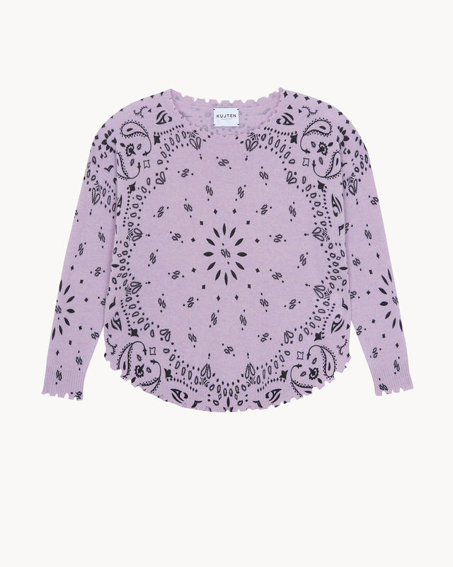Sweater Mela Bandana Lavender Mist - Image principale