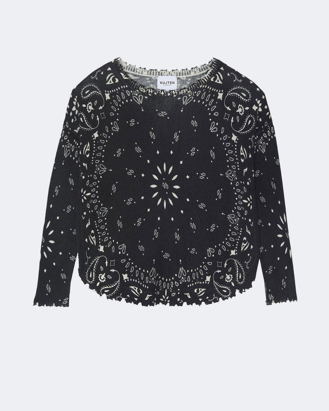 Sweater Mela Bandana Black - Image principale