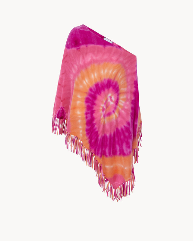 Poncho Fanfan Sunny rose néon - Image principale