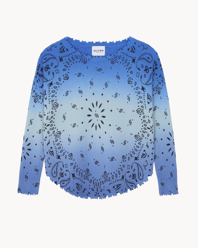 Pull Malo bleu jeans clair - Image principale