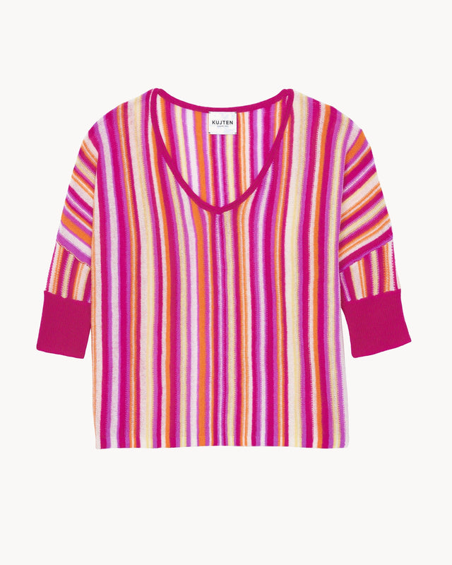 Pull Mina violet fluo - Image principale