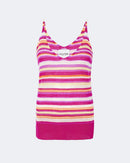 Top en cachemire violet pour femme - Kujten packshot