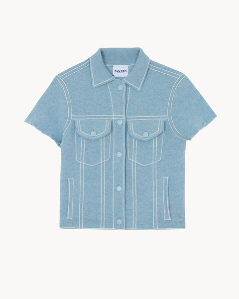 Veste Jessinda bleu vintage - Image principale