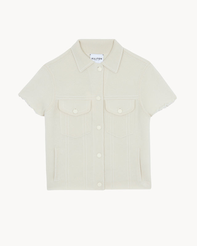 Veste Jessinda blanc - Image principale