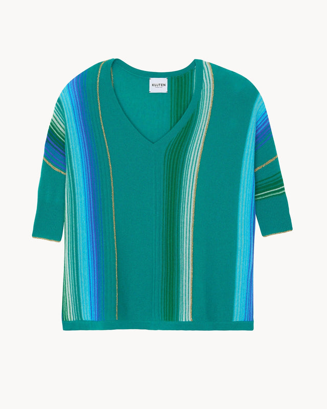 Pull Manollo vert jade - Image principale
