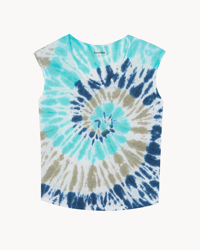 Top Karol Sunny turquoise green - Image principale