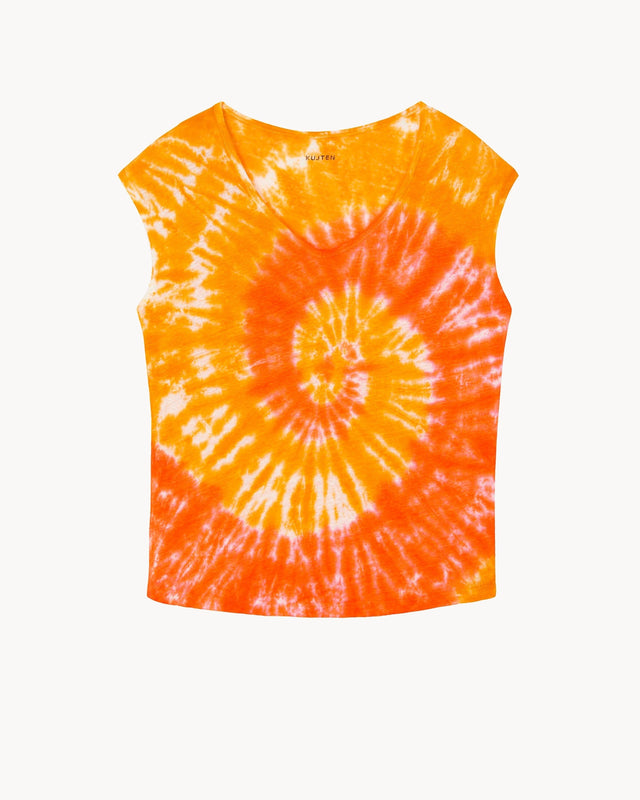 T-Shirt Karol Sunny fluorescent orange - Image principale
