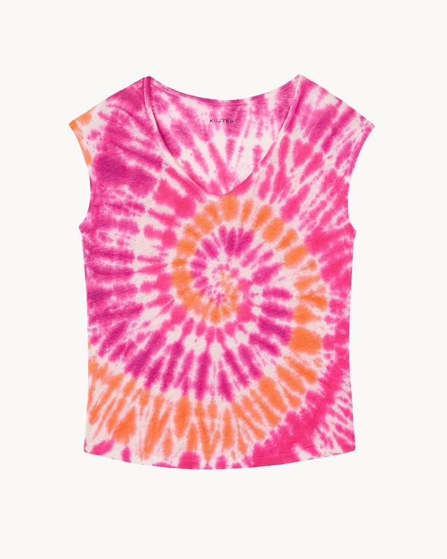 T-Shirt Karol Sunny neon pink - Image principale