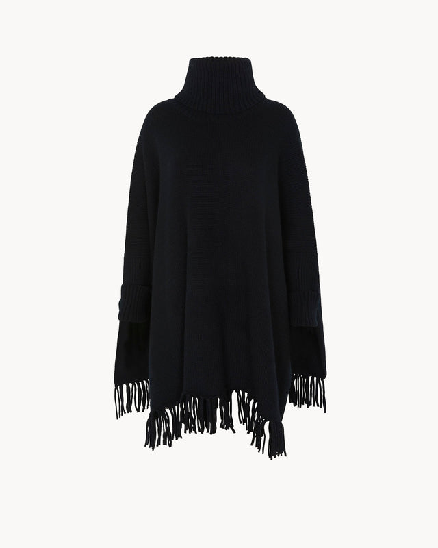 Poncho Cameron noir - Image principale