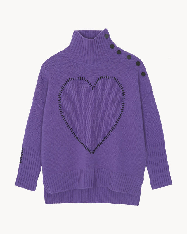 Pull Mirka violet - Image principale