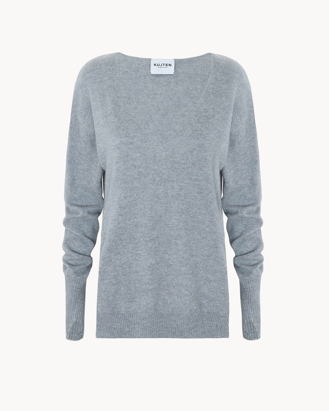 Pull Lilibet gris chiné - Image principale