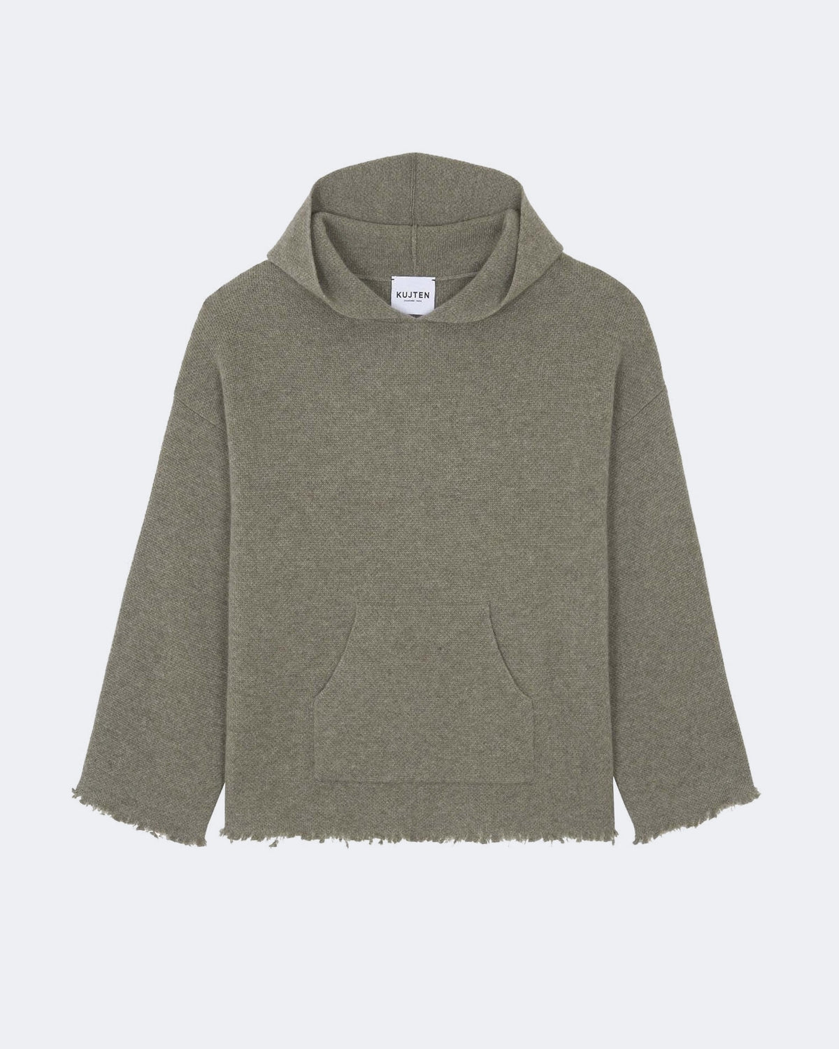Pull en cachemire kaki pour femme - Kujten packshot