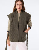 Gilet Lilly kaki foncé