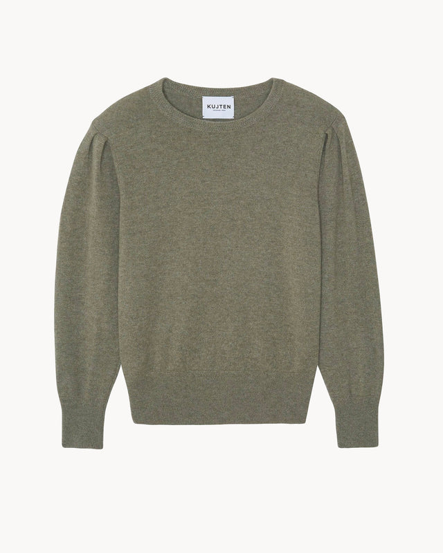 Pull Anouk kaki chiné - Image principale