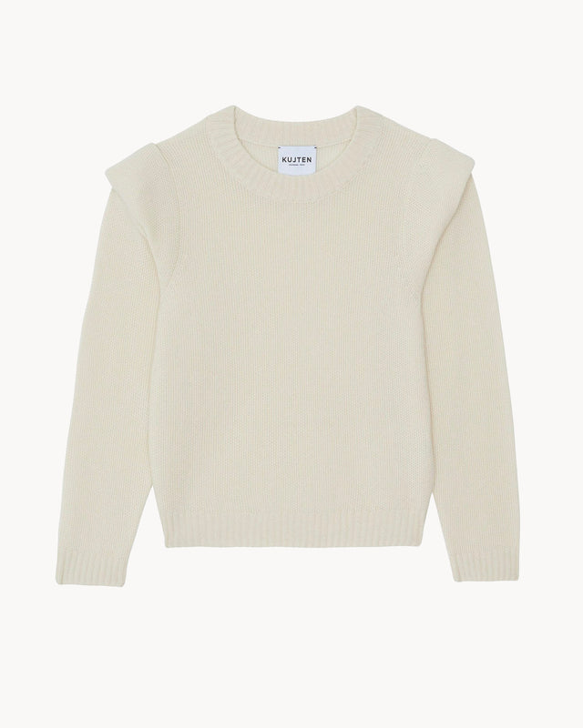 Pull Coleen blanc vintage - Image principale