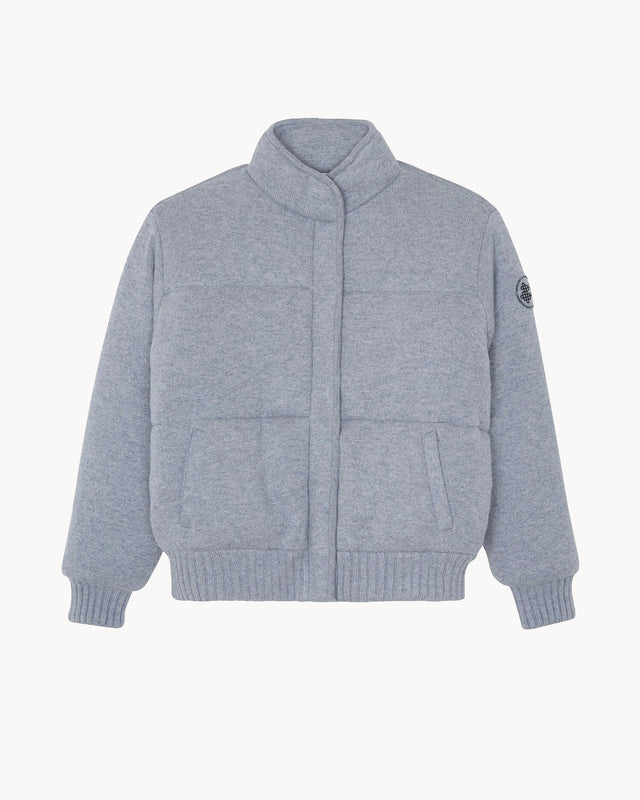 Coat Lorene marl gray - Image principale