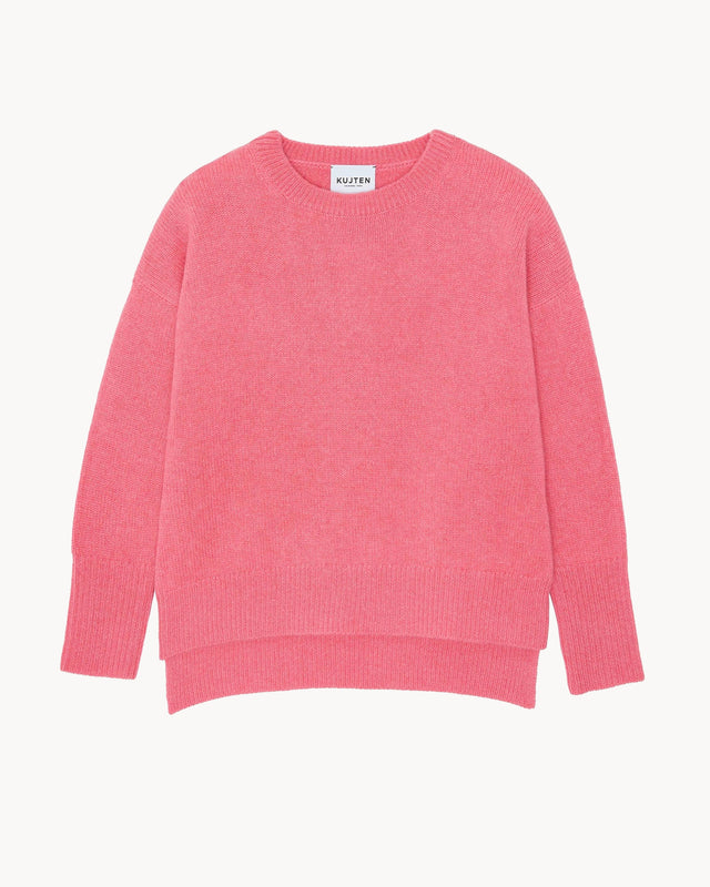 Pull Amel rose chiné - Image principale