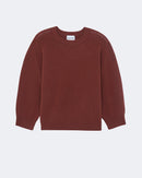 Pull diane oversize bordeaux marron - Kujten packshot