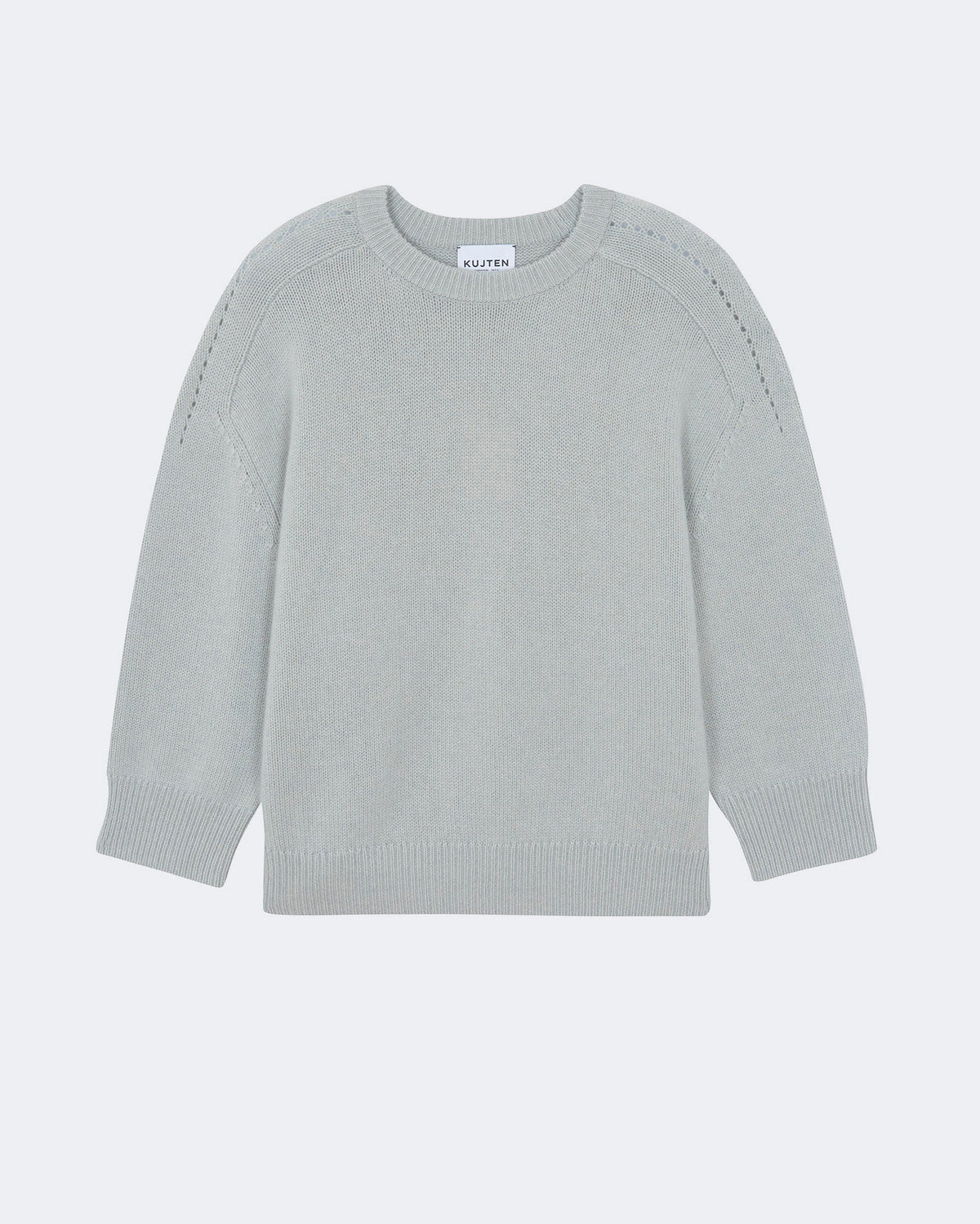Pull en cachemire gris pour femme - Kujten packshot