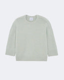 Pull en cachemire bleu pour femme - Kujten packshot