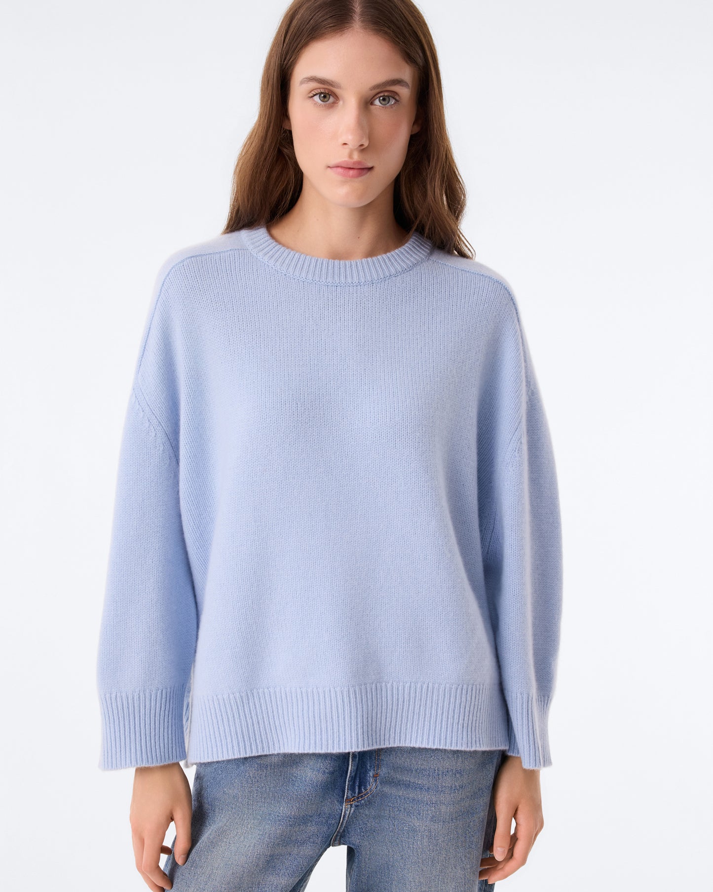 Pull Diane celest mouliné