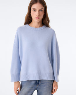 Pull Diane celest mouliné