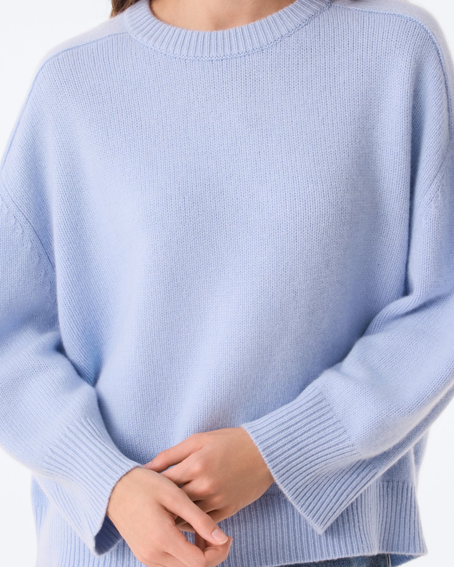 Pull Diane celest mouliné