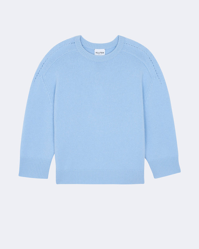 Pull Diane celest mouliné - Image principale