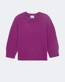 Pull en cachemire violet pour femme - Kujten packshot