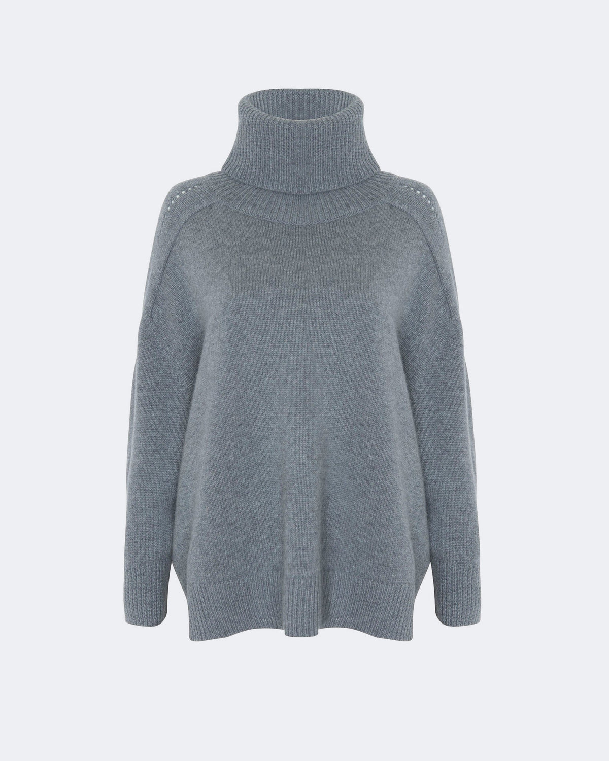 Pull en cachemire gris pour femme - Kujten packshot