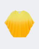 Top en cachemire jaune pour femme - Kujten packshot