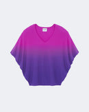 Top en cachemire violet pour femme - Kujten packshot