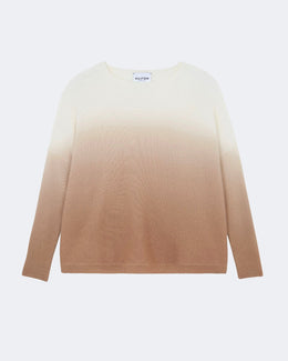 Pull en cachemire camel pour femme - Kujten packshot