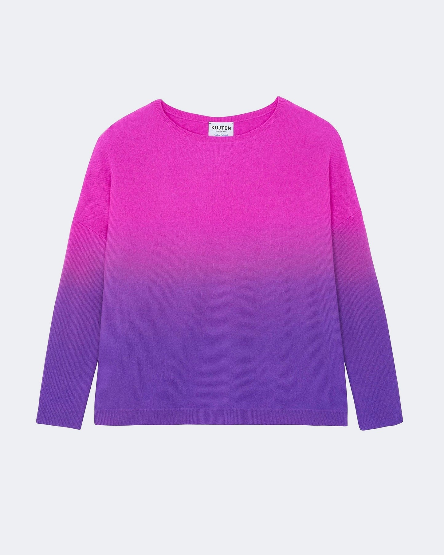 Pull en cachemire violet pour femme - Kujten packshot