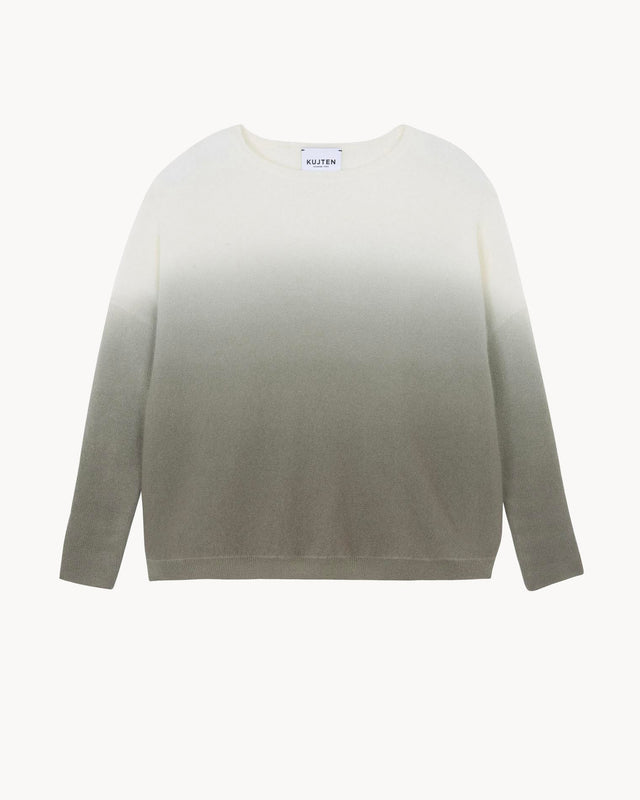 Pull Jessy Dye kaki blanc - Image principale
